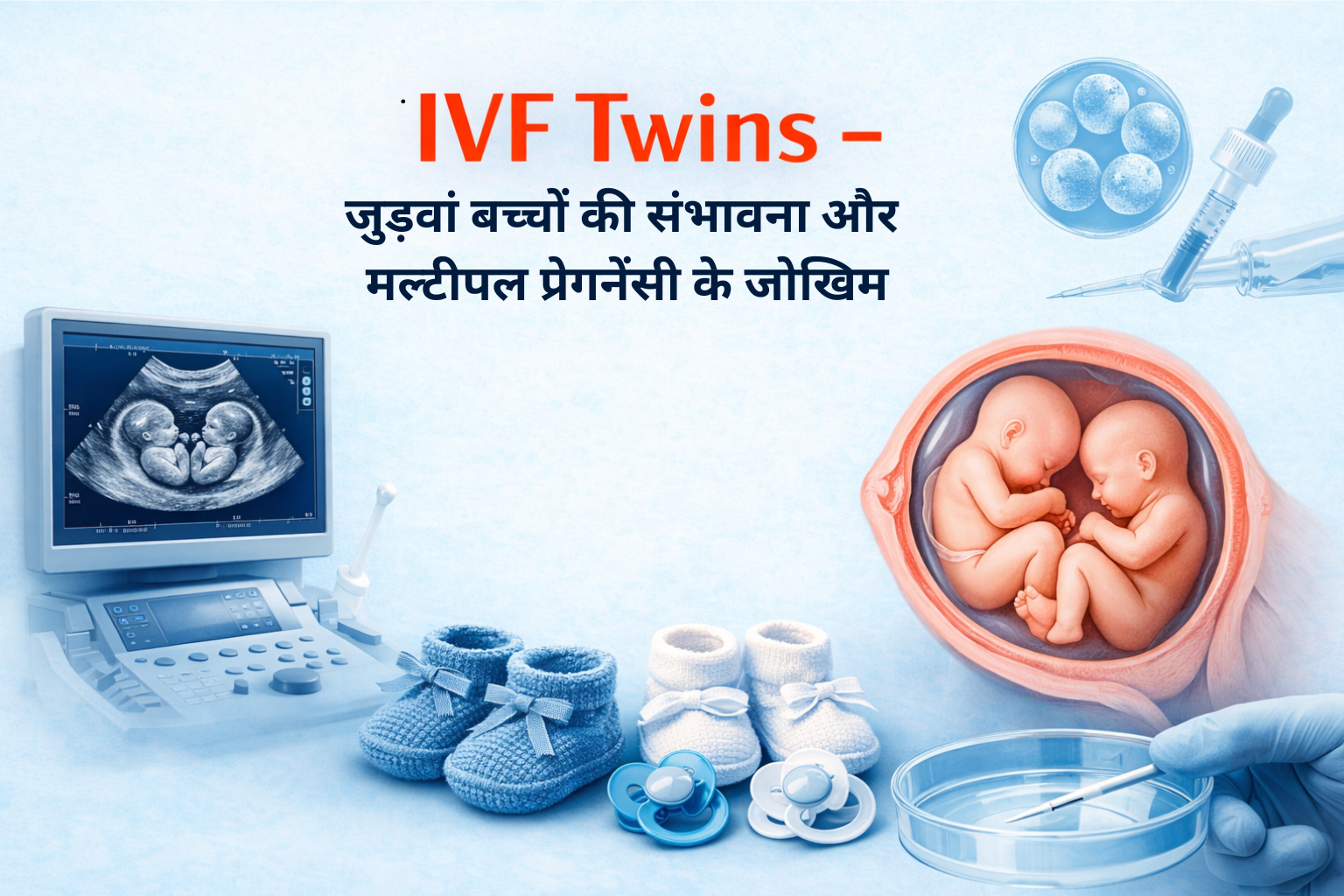 IVF Twins – जुड़वां बच्चों की संभावना और मल्टीपल प्रेगनेंसी के जोखिम