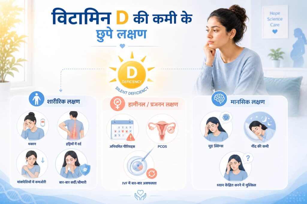 विटामिन D की कमी के लक्षण