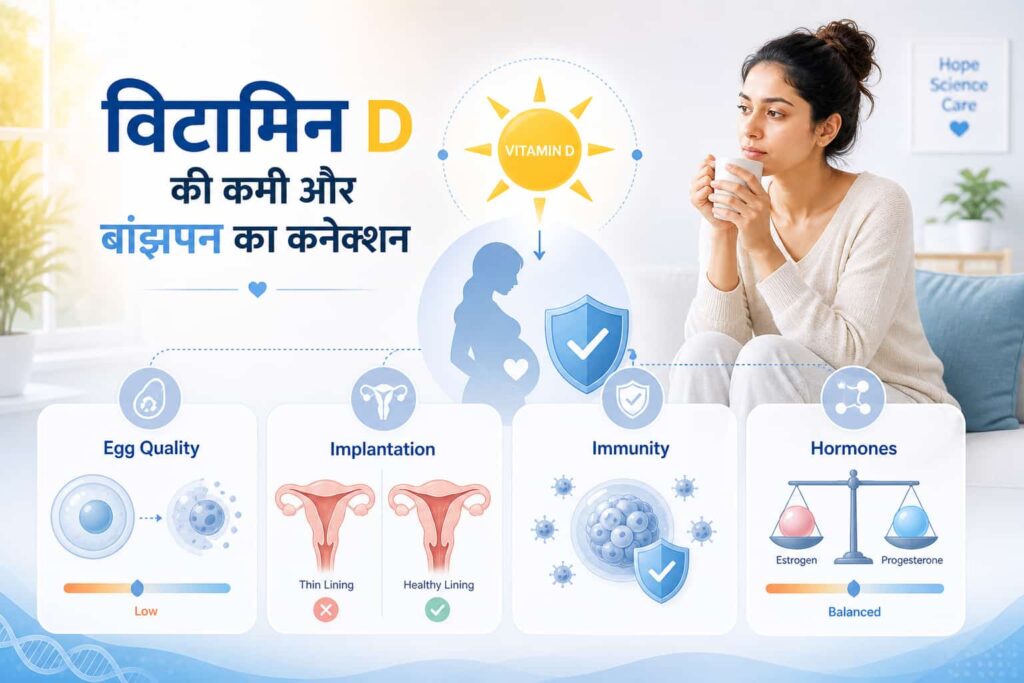 विटामिन D की कमी और बांझपन असली कनेक्शन